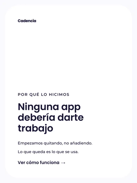 Publicación de una startup sobre por qué la hicieron.